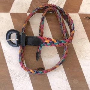 Woven 90s multi color belt